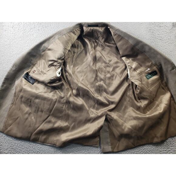 Lauren Ralph Lauren Blazer Men's 42 S Beige 100% Wool Suit Jacket Sport Coat - Picture 6 of 12